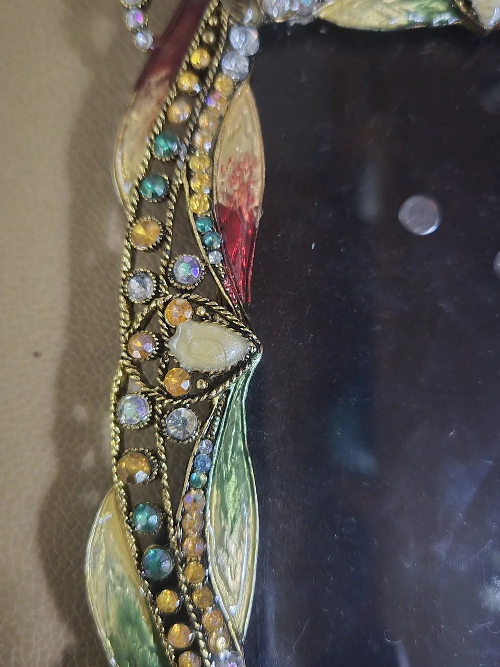 Multicolor Jeweled Decorative Picture Frame 6x4